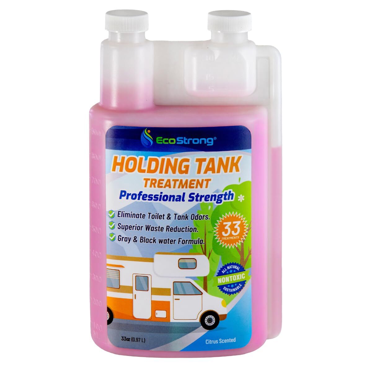 Walex PPRV10 Porta-Pak Holding Tank Deodorizer, Fresh Scent, 10 Pack