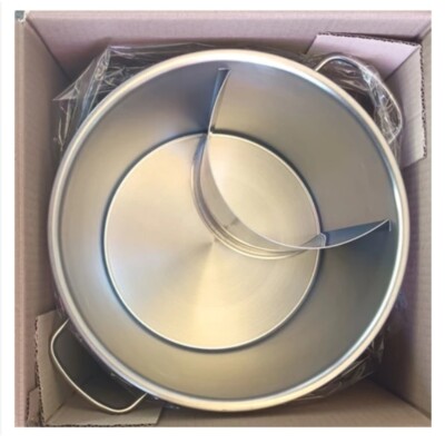 Marmite à Nouilles Zebra 30 Cm – 2 Canaux + Couvercle – Inox Thaïlande