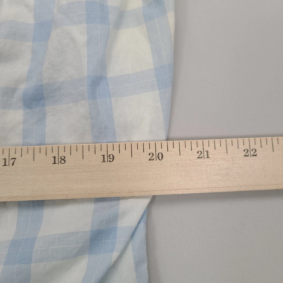 Bonobos Shirt Adult Large Blue White Button Up Slim Long Outdoors Casual Mens - Image 4 of 4