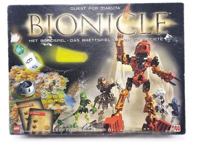 Lego Bionicle Quest for Makuta Abenteuerspiel 2001 vollständig Jumbo
