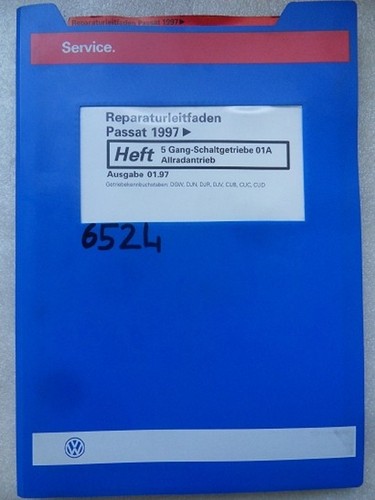 Werkstattbuch Reparaturleitfaden VW Passat 5 Gang-Schaltgetriebe Allradant #6524