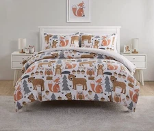 Little Campers Reversible 2 Piece Bedding Comforter Set Twin Multi