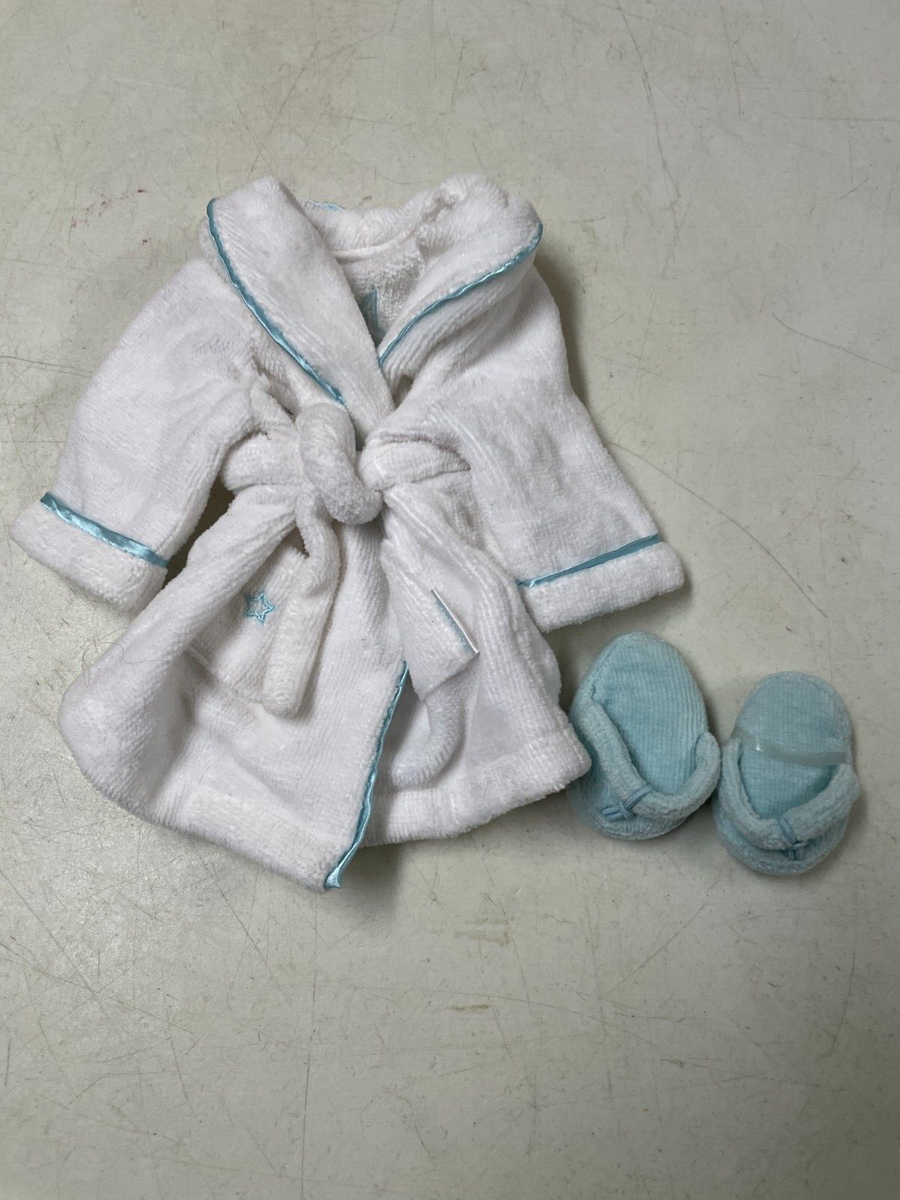 AMERICAN GIRL DOLL BATHTUB SPA DAY WHITE TERRY BATHROBE PLUS