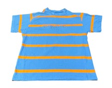 Vintage GUESS Jeans USA Spell Out Striped T Shirt 90  s Georges Marciano Womens S