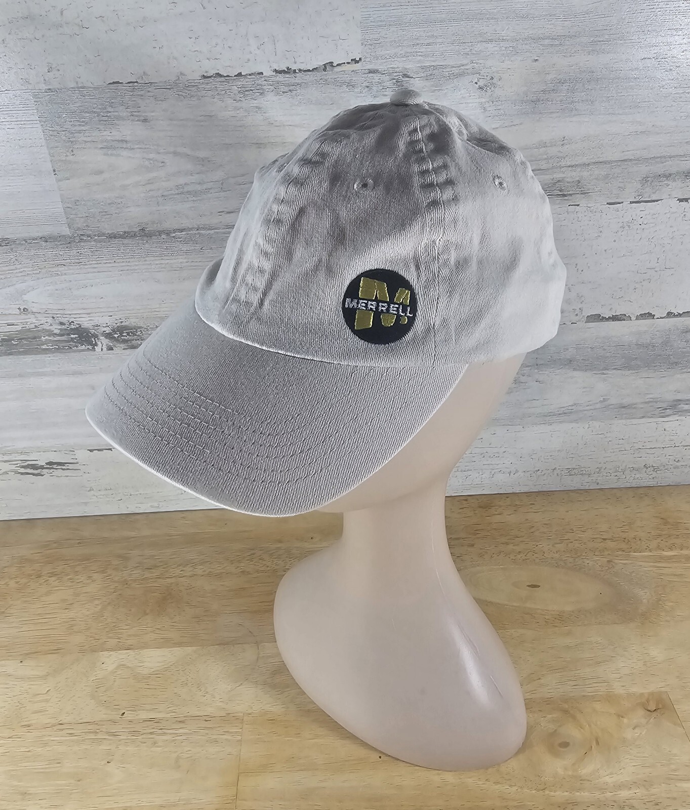 Cappello da baseball Merrell Nero N giallo ricamato logo berretto da baseball taglia unica elasticizzato