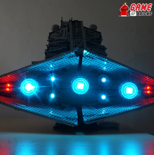 LED Light Kit for Imperial Star Destroyer - Compatible with LEGO® 10030 Set