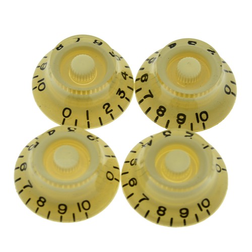 KAISH LP Guitar Bell Knobs USA Spec Fine Spline Top Hat Knobs for CTS