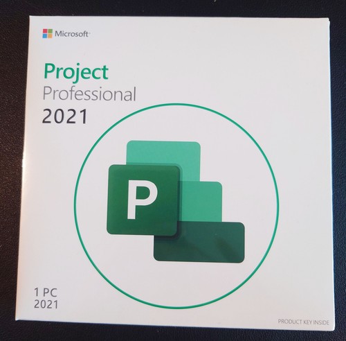 MS Project 2021 Professional PKC DVD DE/EN version complète neuf scellé neuf/emballage d'origine