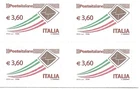 ITALIA 2013  QUARTINA POSTA ITALIANA € 3,60