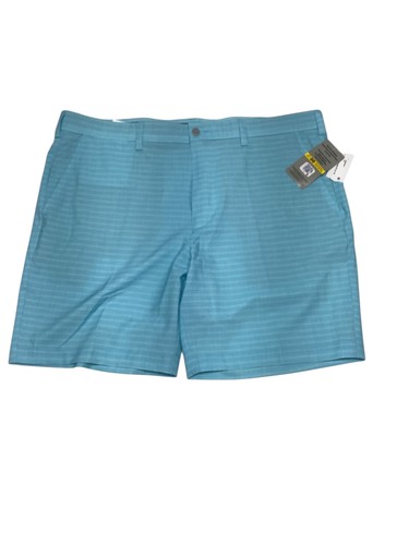 PGA TOUR Mens Regular fit Golf Shorts 32 Blue Plaid - 第 2/3 張圖片