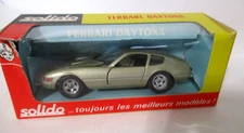 Vintage Solido France #165 Ferrari Daytona in Olive 1:43 Scale w/Box