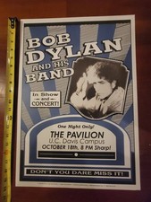 Bob Dylan Concert POSTER DAVIS CALIFORNIA CA