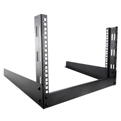 6 HE 19 Zoll Rack Halterung Ständer Offener Rahmen für Desktop/Arbeitsfläche/Studio/Zuhause 