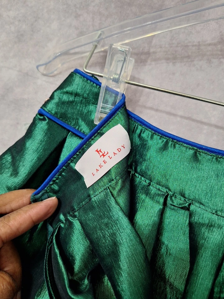 Lake Lady Organza Taffeta Satin Ball Gown Skirt Sz M Formal Derby Wedding Party - Image 3 of 4