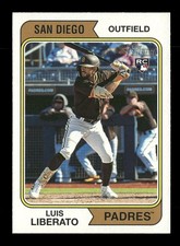 2023 Topps Heritage #168 Luis Liberato San Diego Padres
