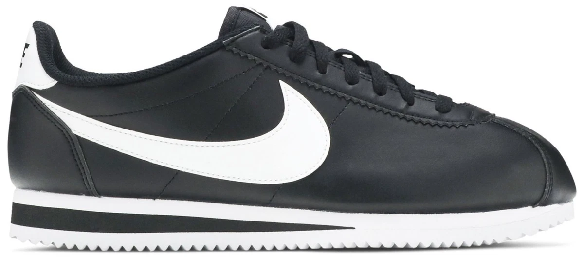 Nike Cortez Leather Black White W for sale | eBay