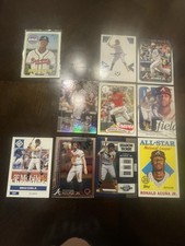 RONALD ACUNA JR 10 CARD LOT RC HUGE INVESTMENT COLLECTABLE BRAVES 📈