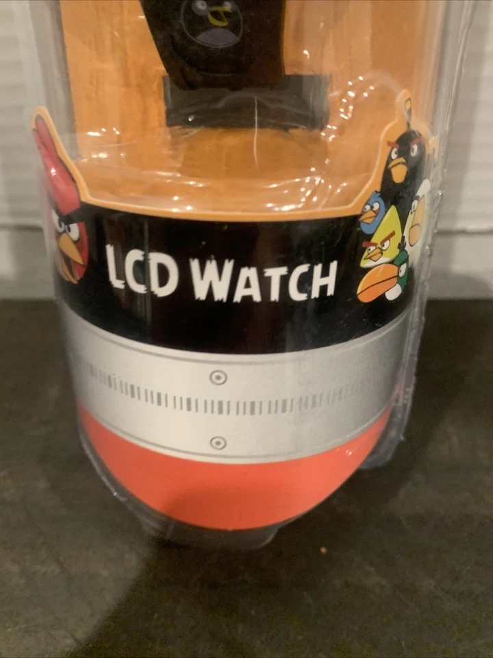 Unisex Adults/Kids ANGRY BIRDS LCD WATCH Black Rubber Strap "Feelin Fly" - Image 3 of 4