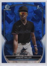 2023 Bowman Chrome Sapphire Edition Prospects Janero Miller #BCP-184 d7k