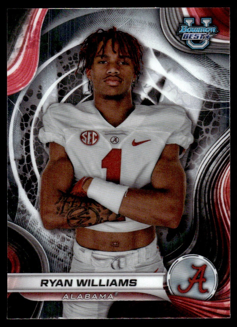 2024 Bowman University Best Ryan Williams Alabama Crimson Tide #82