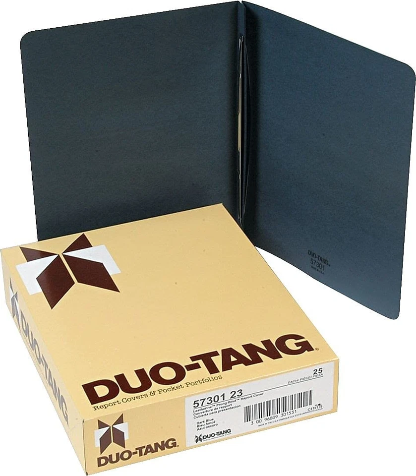 Dark Blue Report Covers 500 Sheet Capacity 25 Pack for School Office Organiza... - Image 2 of 3