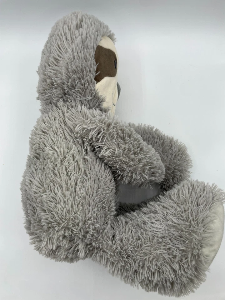 动物冒险灰色 19 英寸懒惰毛绒填充动物 2018 毛茸茸的毛茸茸 — 第 4/4 张图片