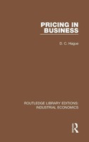 Douglas Hague | Pricing In Business | Buch | Englisch (2018) | Routledge