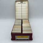 Vintage Slide Case Sorter plików ze zdjęciami ze slajdami z europejskich wakacji lata 70.