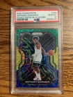 Anthony Edwards Rookie, 2020 Panini Prizm #258, Blue Yellow Green Choice, PSA 10