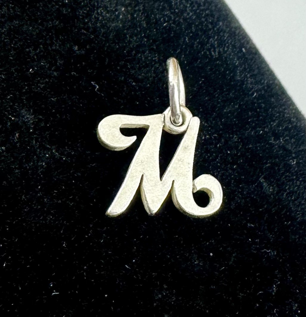 JAMES AVERY Sterling Silver Cursive Script Initia… - image 1