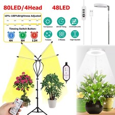 48/80LED Plant Grow Light with Stand LED Grow Light Full Spectrum for Indoor US