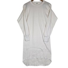Vintage Hanes Thermal Shirt men's XL Long USA Made Longer Length