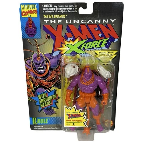 Marvel Comics X Men X Force Krule Action Figure 1993 ToyBiz Vintage