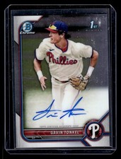 2022 Bowman Chrome #CPA-GTL Gavin Tonkel Prospect Autographs
