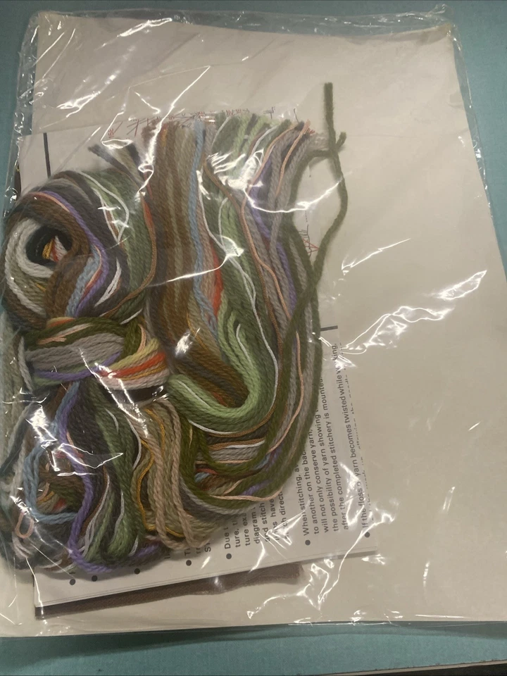 Vintage Creative Circle SANDPIPERS 0326 Embroidery Kit Shore Birds Shells 12x16 - Image 4 of 4