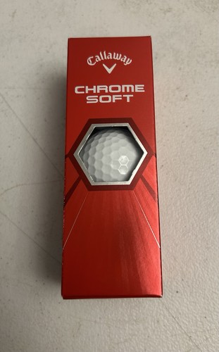 Lot de 3 balles de golf souples chromées Callaway blanches - Photo 1/3