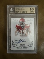 2013 Panini National Treasures Travis Kelce Black 17/25 RC Auto BGS 9.5 Chiefs