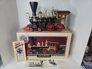 Vintage Jim Beam Decanter Train Locomotive J B Turner 1872 Grant with Box 