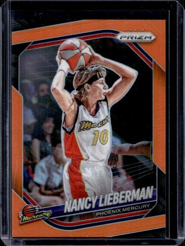 2025 Panini WNBA Prizm Nancy Lieberman Orange #/99 Mercury