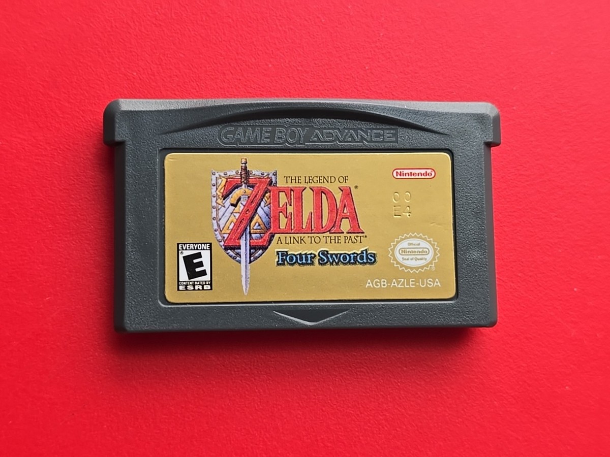 Custodia Per Cartuccia Game Boy Advance - The Legend Of Zelda A Link To Past Four Sword