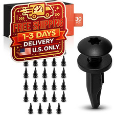 30x 6mm Push Pin Clips 2000-2024 Ram 1500 Jeep Grand Cherokee GMC Acadia Malibu