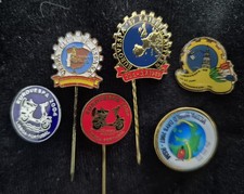 6 Vespa Pins Anstecknadeln Badges von den Vespa World Days / Eurovespa