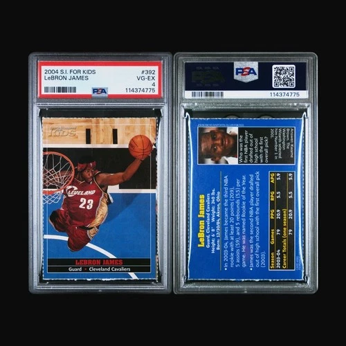 2004 Sports Illustrated for Kids Series 3 LeBron James #392 PSA