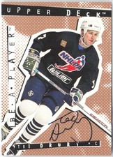 1994-95 Upper Deck Hockey Be a Player Ted Drury Auto #18 Whalers