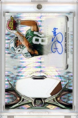 2015 TOPPS FINEST DEVIN SMITH JETS WR PULSAR /35 ROOKIE RPA DEVIN SMITH AUTO 