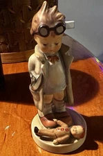 1970’s Hummel Goebel  Figurine “Doll Doctor” # 127, TMK6 Doctor W/  Doll,👨‍⚕️🩺