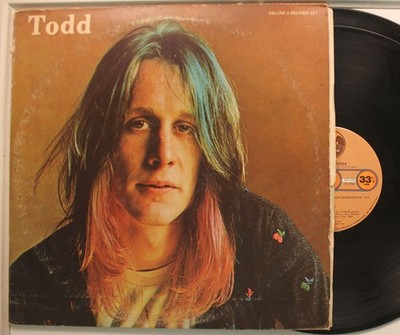 Todd Rundgren 2-Disc Lp Todd (1974) On Bearsville - Vg++ / Vg++