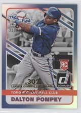 2015 Panini Donruss The Rookies Stat Line Career 209/302 Dalton Pompey #10 0t6