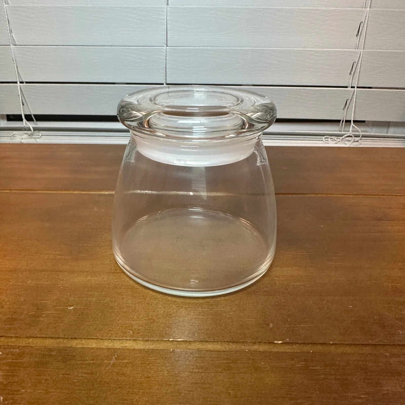3 New Libbey 356 Medium Vibe Glass Jars w/ Lids 12.25 oz