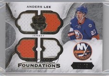 2015-16 Upper Deck The Cup Foundations Quad Jersey 48/75 Anders Lee #CF-LE 0c3